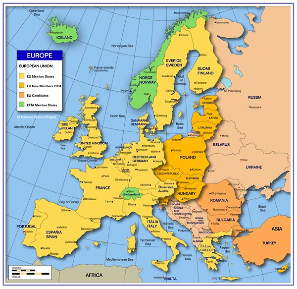 map of europe and asia. TO VIEW A BIGGER MAP OF EUROPE