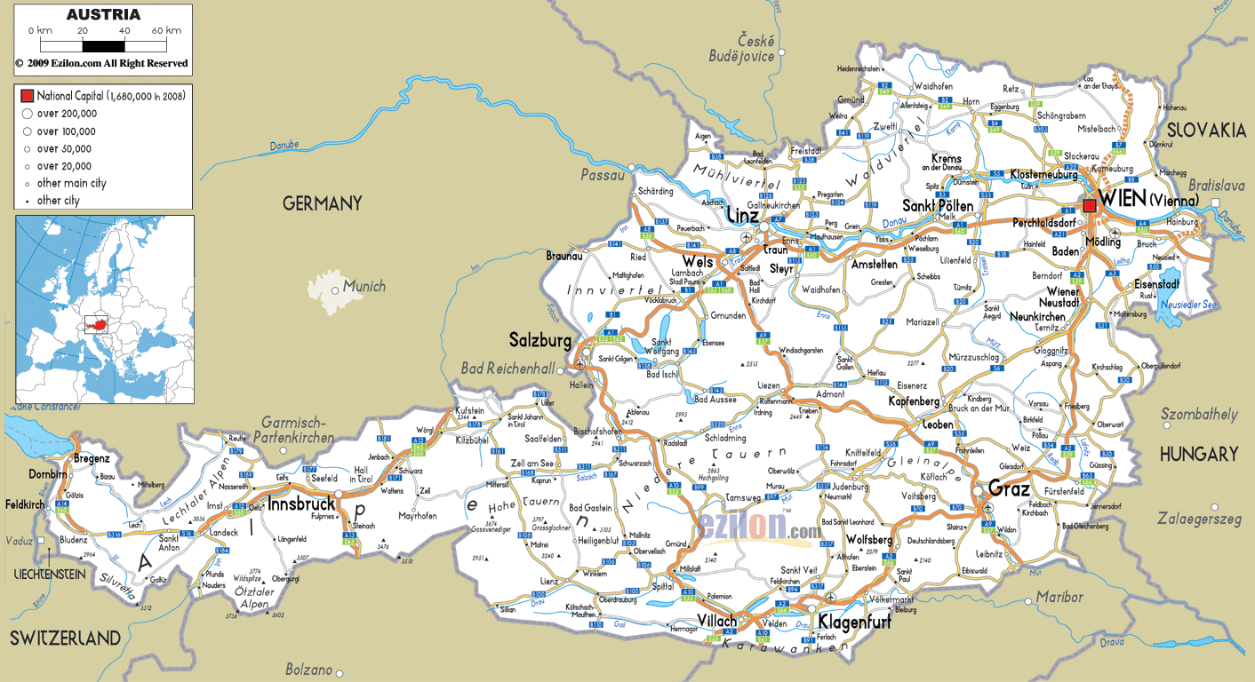 ausztria autópálya térkép autópálya matrica, autópályamatrica, autópálya matrica, sms, mobil  ausztria autópálya térkép