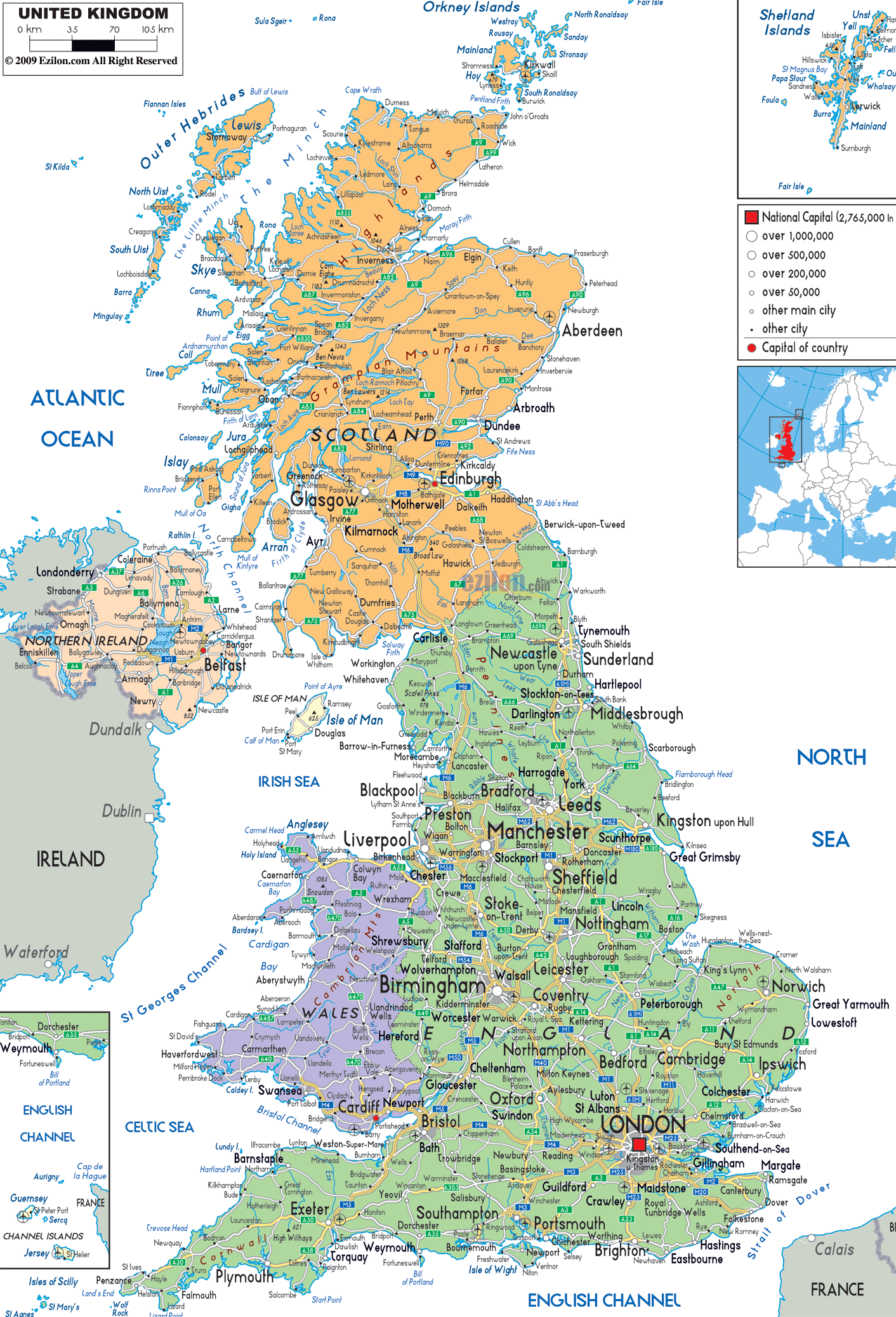 United Kingdom Map