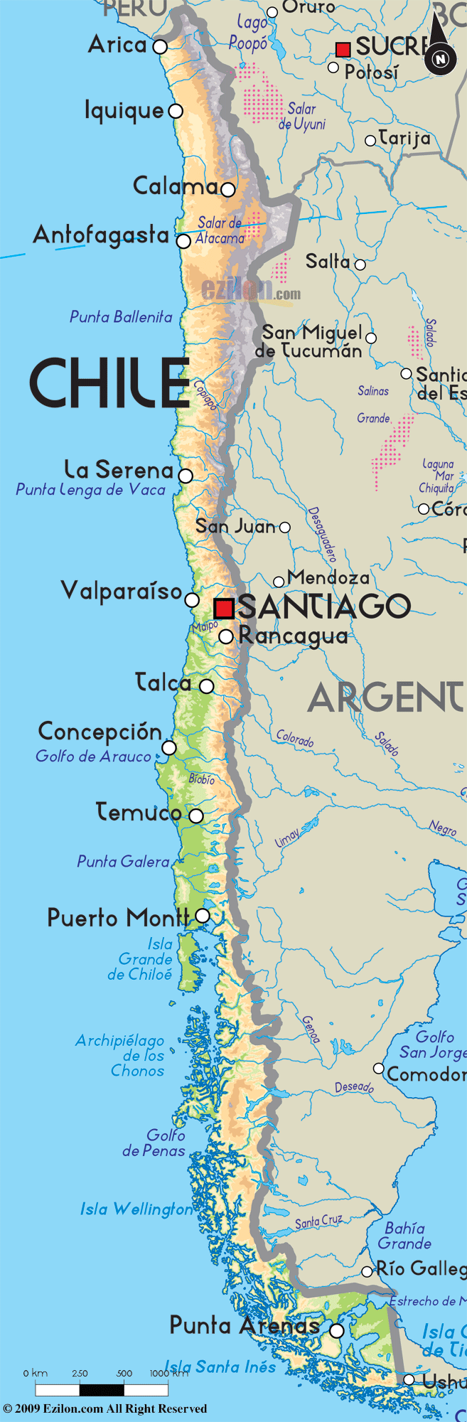 Chile Map