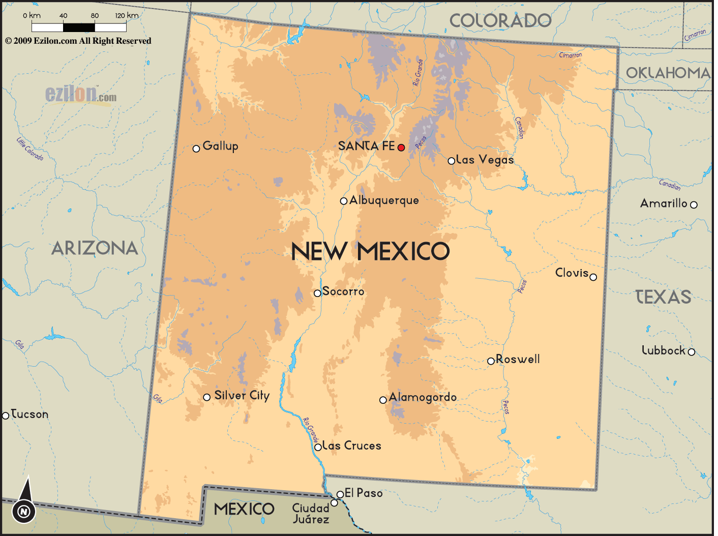 Map Of New Mexico