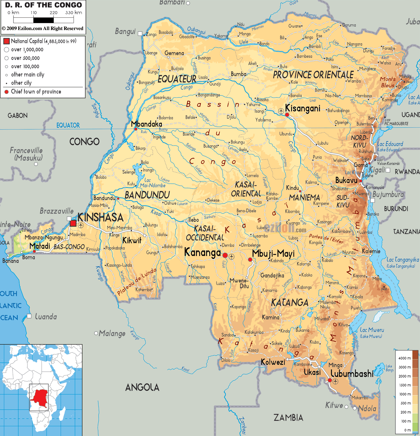 Congo Location On Map