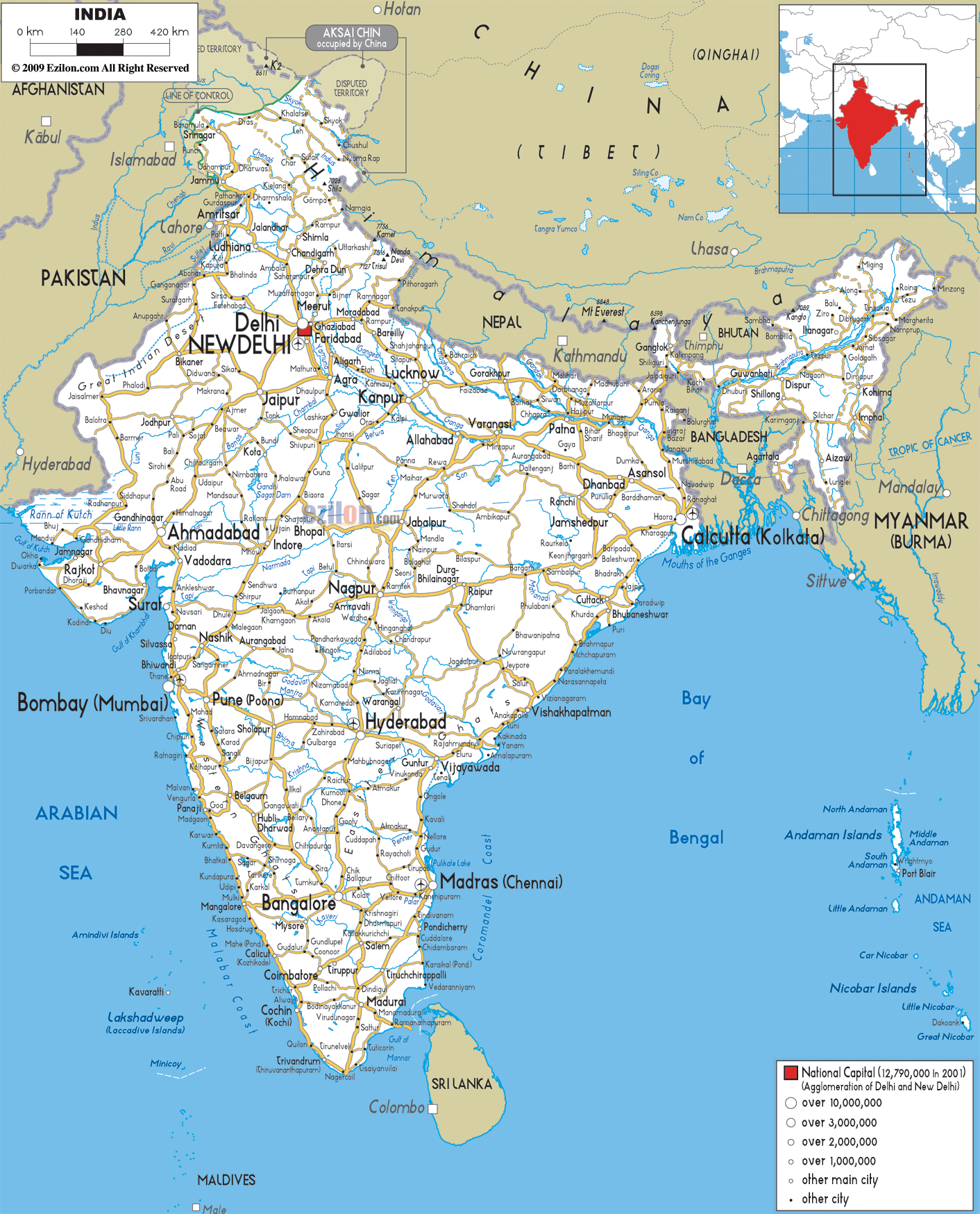 Indian Road Map 