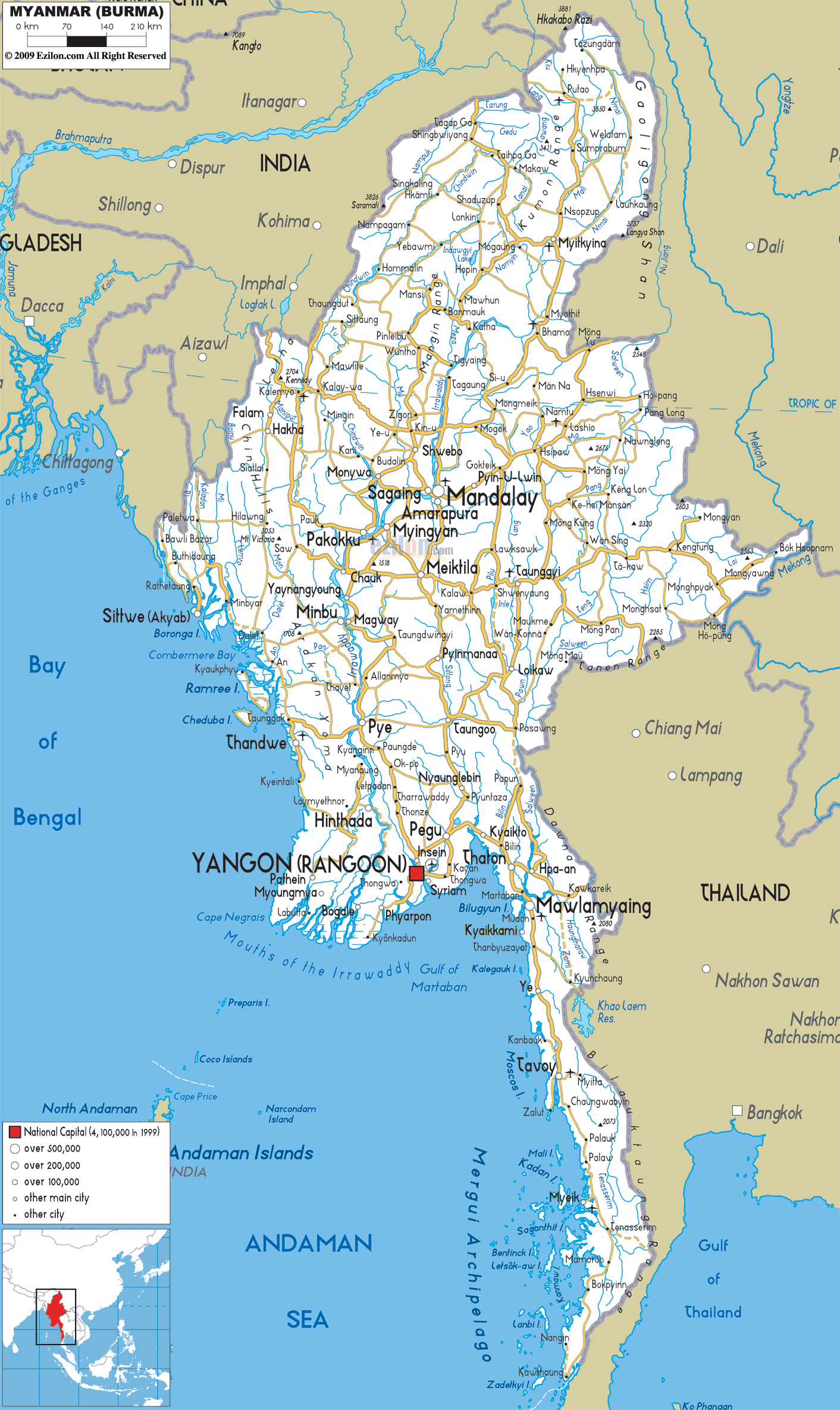 Myanmar road map