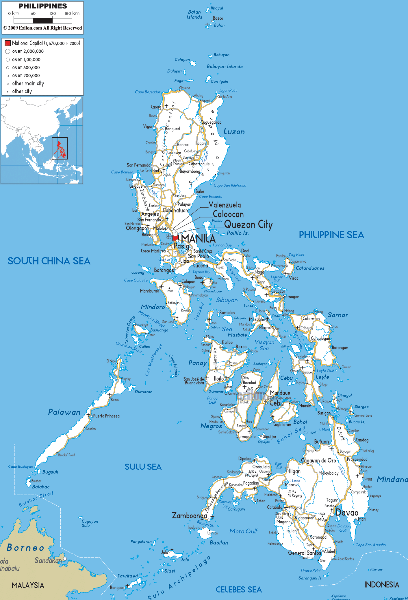 Large Detailed Map Of Philippines Detailed Map Map Ph - vrogue.co