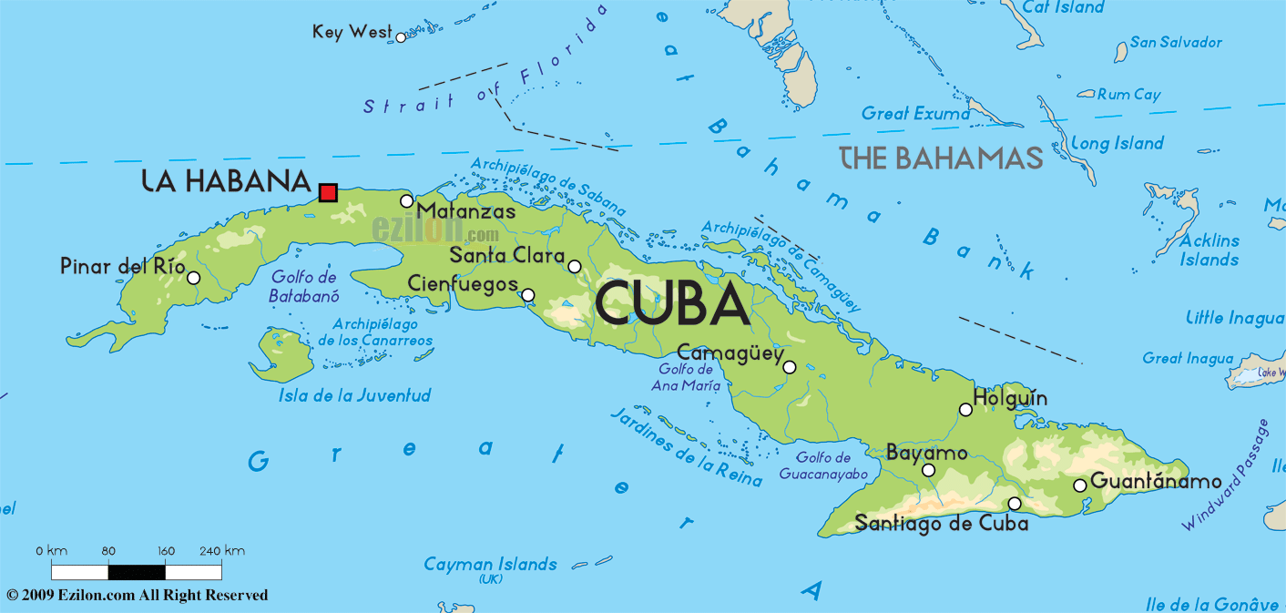 Map of Cuba and Cuba Map