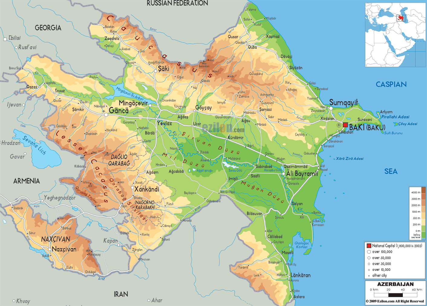 Azerbaijan On European Map : Southern Gas Corridor Bankwatch