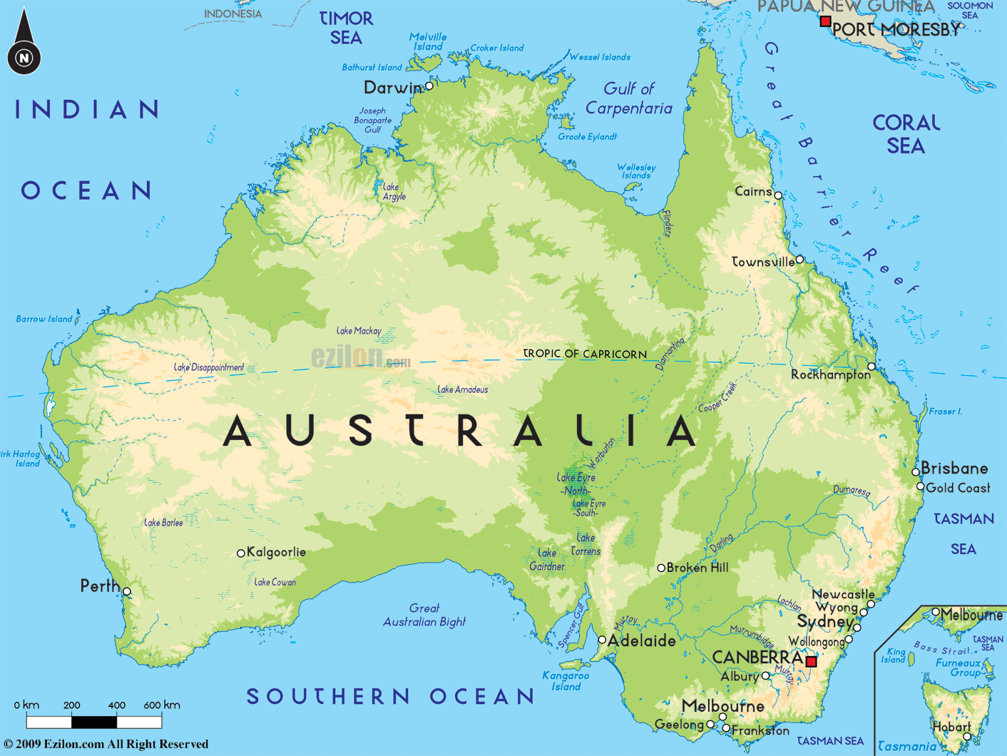 Map of Australia and Australian Map