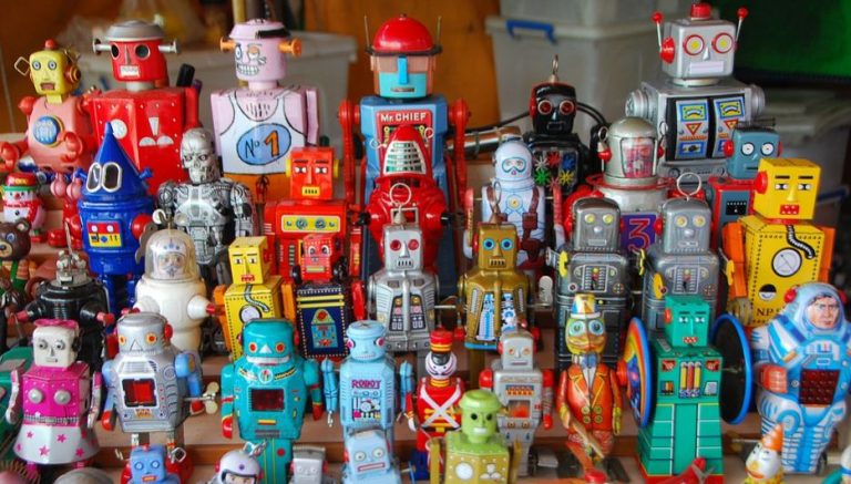 Get Wound Up With Vintage Toy Robots