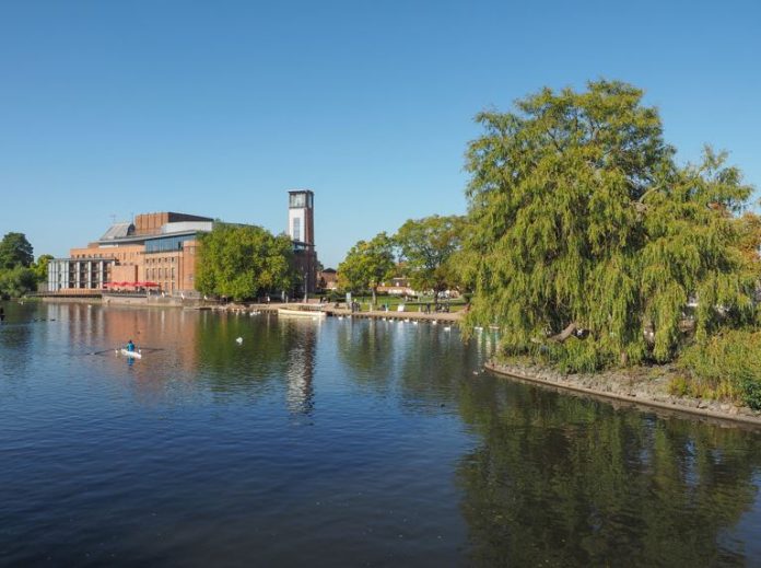 River Avon in Stratford upon Avon, UK