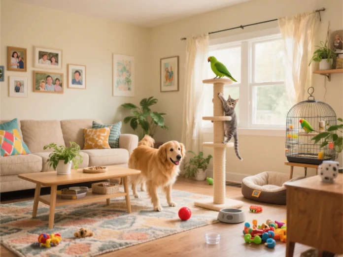 Multiple pets living in-house